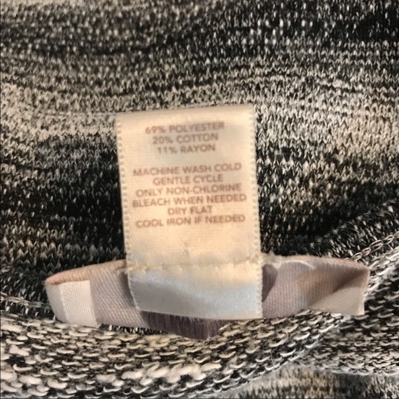 Loft Factory Black Grey Knit Drawstring Dress L - Picture 6 of 6